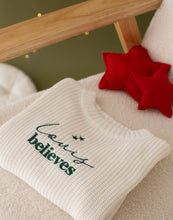 Load image into Gallery viewer, Personalised Knitted Christmas Jumper - Believes

