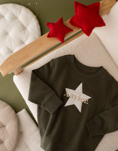 Load image into Gallery viewer, Personalised Christmas Star Sweatshirt
