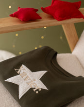 Load image into Gallery viewer, Personalised Christmas Star Sweatshirt
