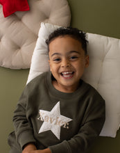 Load image into Gallery viewer, Personalised Christmas Star Sweatshirt
