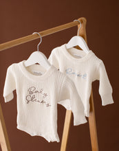 Load image into Gallery viewer, Personalised Name Baby Knitted Romper
