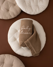 Load image into Gallery viewer, Personalised Classic Knitted Blanket-  Brown
