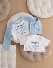 Load image into Gallery viewer, Embroidered Personalised When I Wake Up Pyjamas - Bunting
