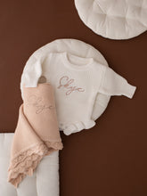 Load image into Gallery viewer, Personalised Classic Knitted Blanket-  Pink
