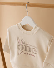 Load image into Gallery viewer, Personalised Some Bunny Birthday Sweatshirt - Natural
