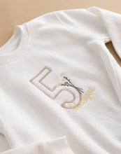 Load image into Gallery viewer, Personalised Flowers Birthday Sweatshirt
