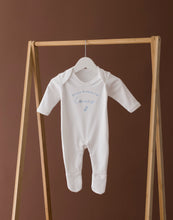 Load image into Gallery viewer, Personalised Hello World Baby Grow - Stars
