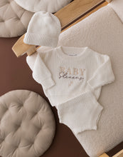 Load image into Gallery viewer, Personalised Baby Surname Baby Knitted Set
