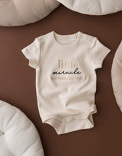 Load image into Gallery viewer, Personalised Little Miracle Baby Announcement Vest
