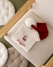 Load image into Gallery viewer, Personalised Knitted My First Christmas Jumper - Teddy
