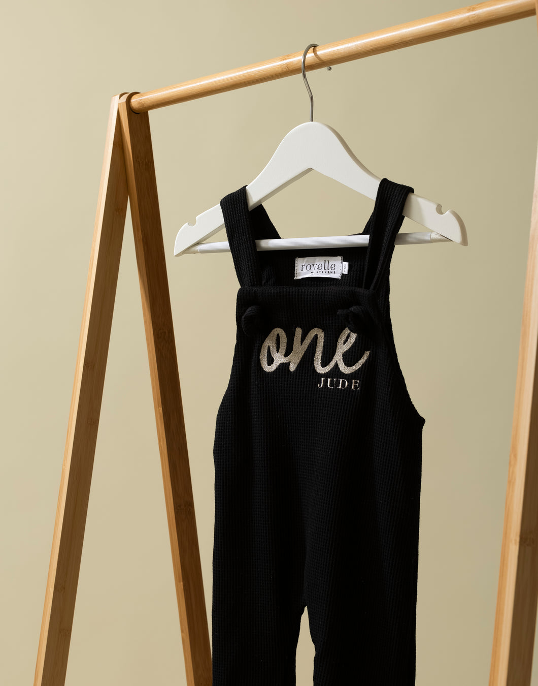 Personalised Birthday Overalls - Black