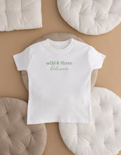 Load image into Gallery viewer, Personalised Wild &amp; Three Birthday Top
