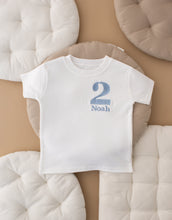 Load image into Gallery viewer, Personalised Number &amp; Name Birthday Top
