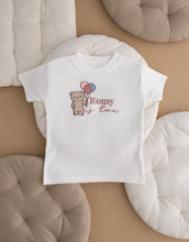 Load image into Gallery viewer, Personalised Bear and Balloons Birthday Top

