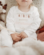 Load image into Gallery viewer, Personalised Merry Christmas Pyjamas - Lights
