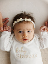 Load image into Gallery viewer, Personalised Embroidered Baby Grow
