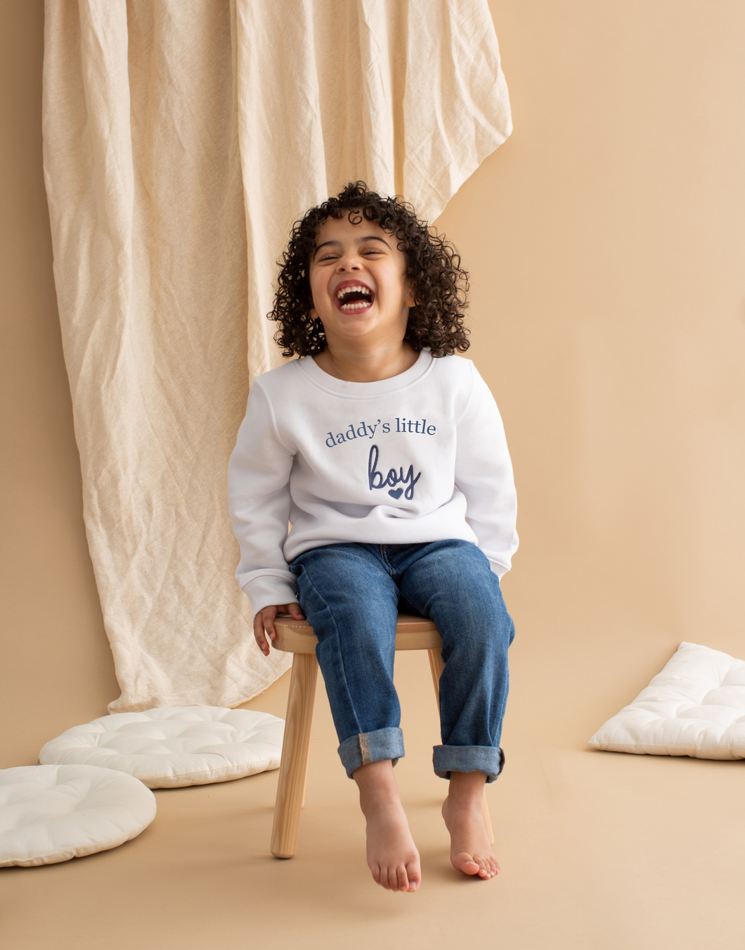 Personalised Daddy's Little Boy Sweatshirt