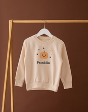 Load image into Gallery viewer, Personalised Pumpkin Sweatshirt - Halloween Edit
