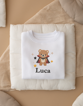Load image into Gallery viewer, Personalised Vampire Bear Sweatshirt - Halloween Edit
