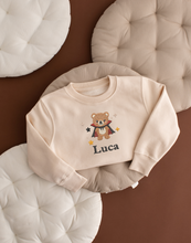Load image into Gallery viewer, Personalised Vampire Bear Sweatshirt - Halloween Edit
