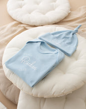 Load image into Gallery viewer, Personalised Hello World Baby Grow - Stars
