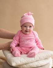 Load image into Gallery viewer, Personalised Hello World Baby Grow - Hearts
