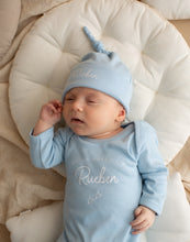 Load image into Gallery viewer, Personalised Hello World Baby Grow - Stars
