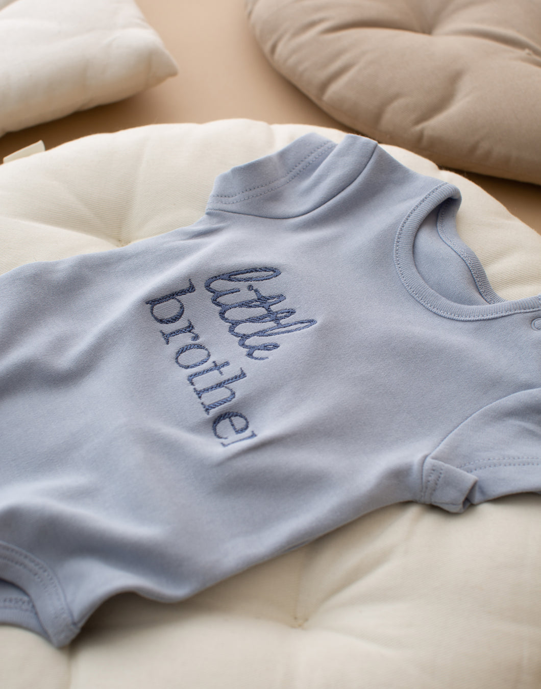 Embroidered Little Brother Baby Vest