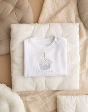 Load image into Gallery viewer, Personalised Cupcake Birthday Sweatshirt
