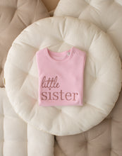 Load image into Gallery viewer, Embroidered Little Sister Baby Vest
