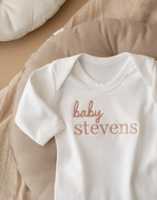 Load image into Gallery viewer, Personalised Embroidered Baby Grow
