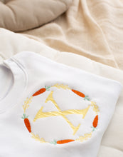 Load image into Gallery viewer, Personalised Wreath Embroidered Easter Sweatshirt
