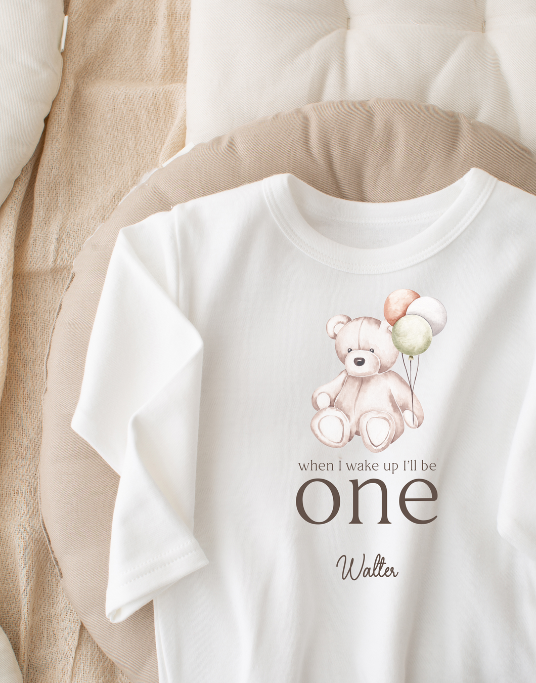 Personalised When I Wake Up Birthday Pyjamas - Classic Bear